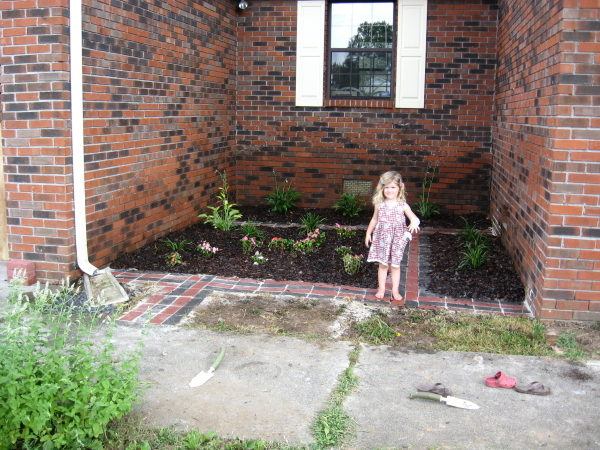 Can I pick the flowers yet, daddy?